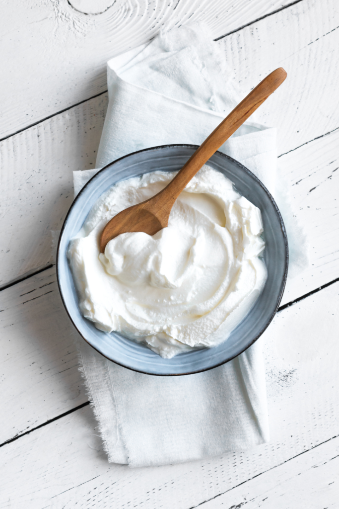 Greek yogurt for thicker smoothie