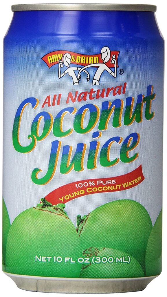 Amy Brian coconut water